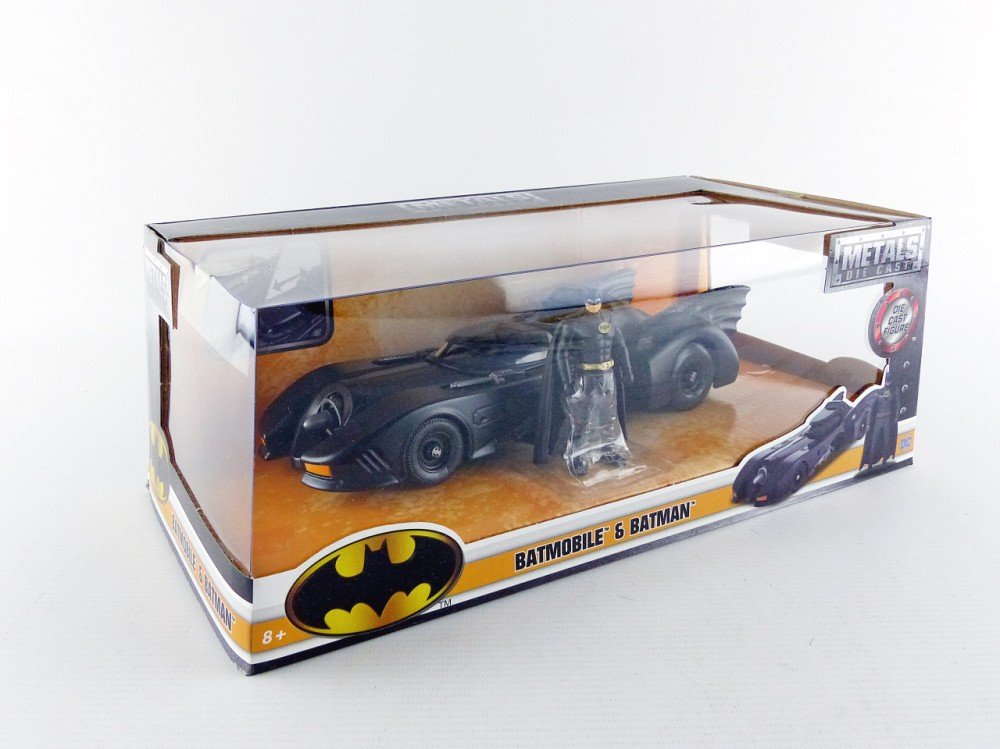 Jada Batmobile 1989 with Batman Figure, 1/24 Scale