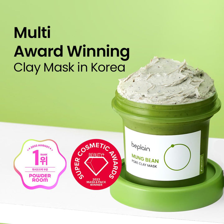 beplain Mung Bean Pore Clay Mask, 120 ml