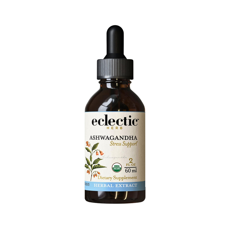 Eclectic Institute Ashwagandha, Organic, 2 fl oz