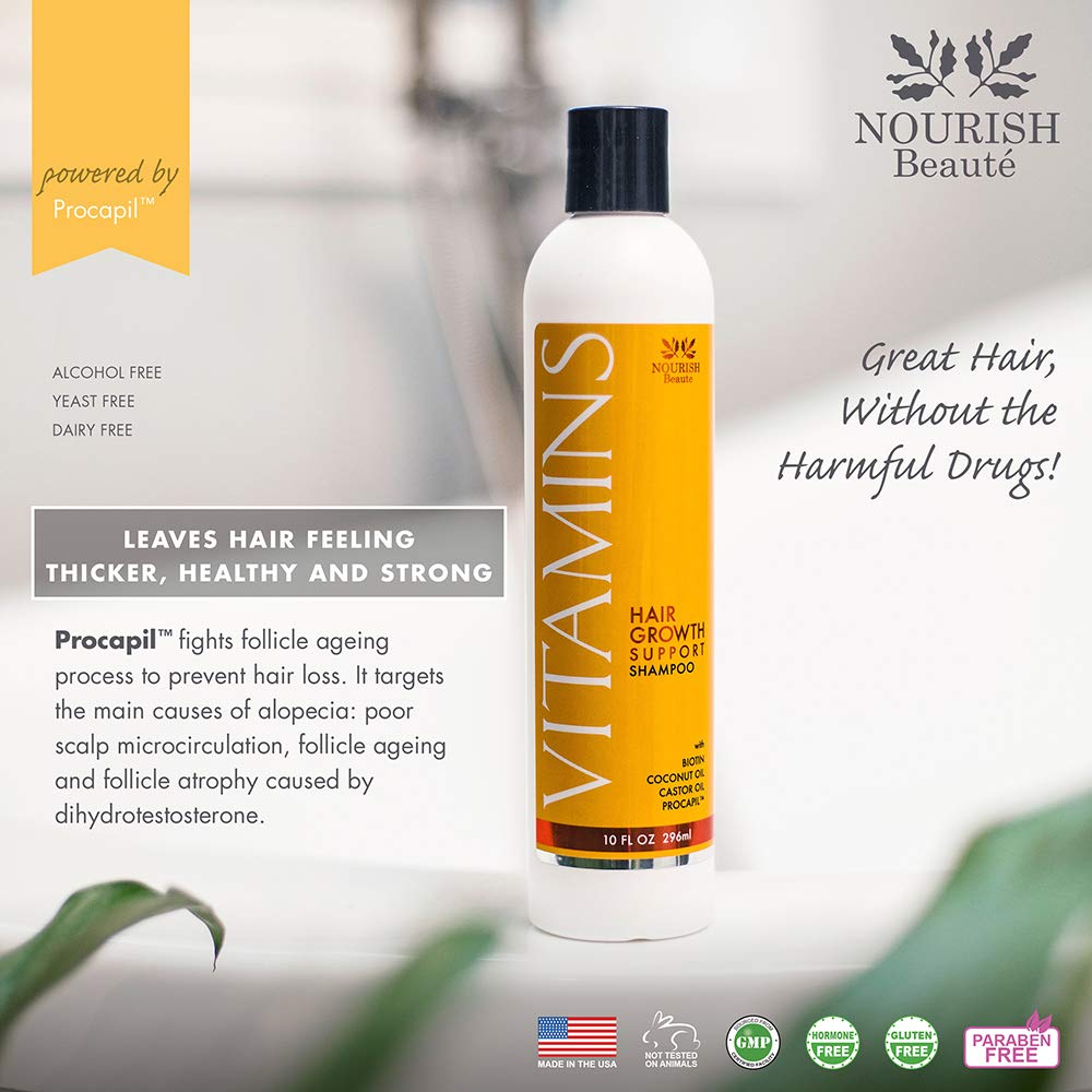 Nourish Beaute Hair Loss Shampoo, 10 fl oz