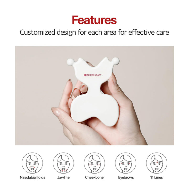 MEDITHERAPY Soksal Guasha Ceramic Body Massager