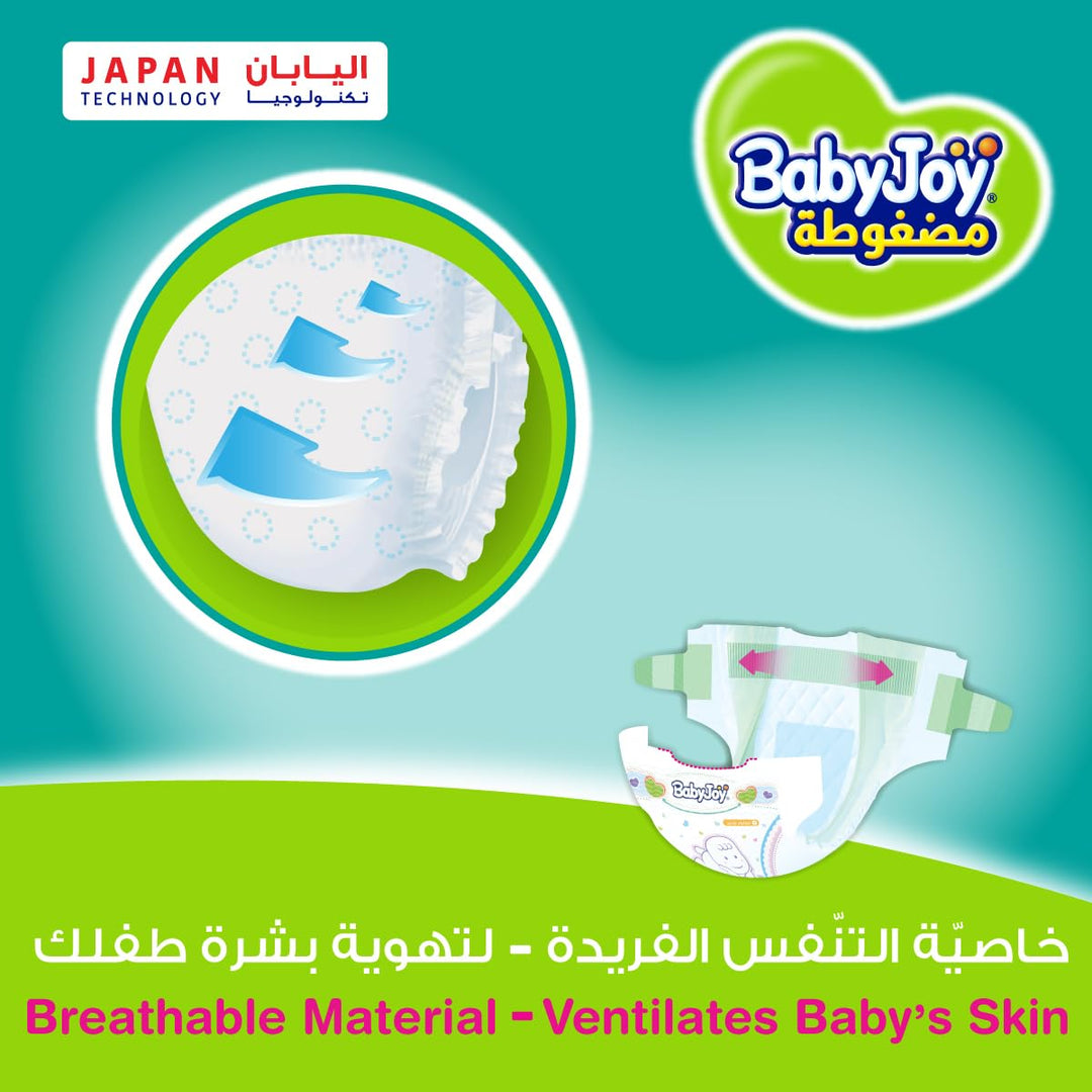 BabyJoy Compressed Diaper, New Born Size 1, 68 Count