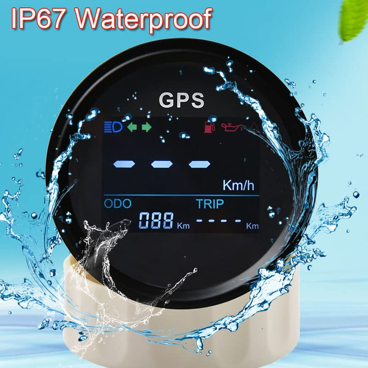 KAOLALI Digital GPS Speedometer, 52mm, 9-32V