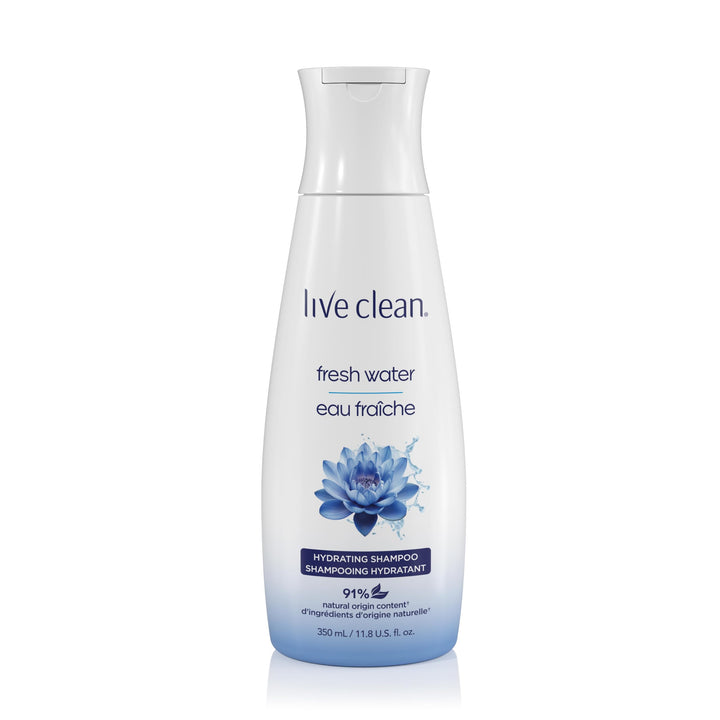 Live Clean Fresh Water Hydrating Shampoo, 12 fl oz