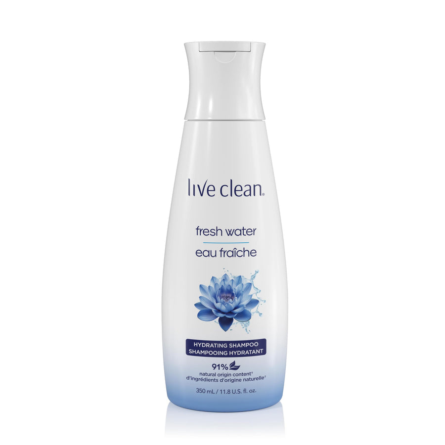 Live Clean Fresh Water Hydrating Shampoo, 12 fl oz