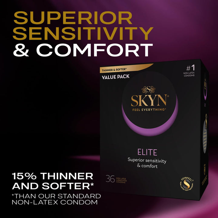 SKYN Elite Condoms, 36 Count