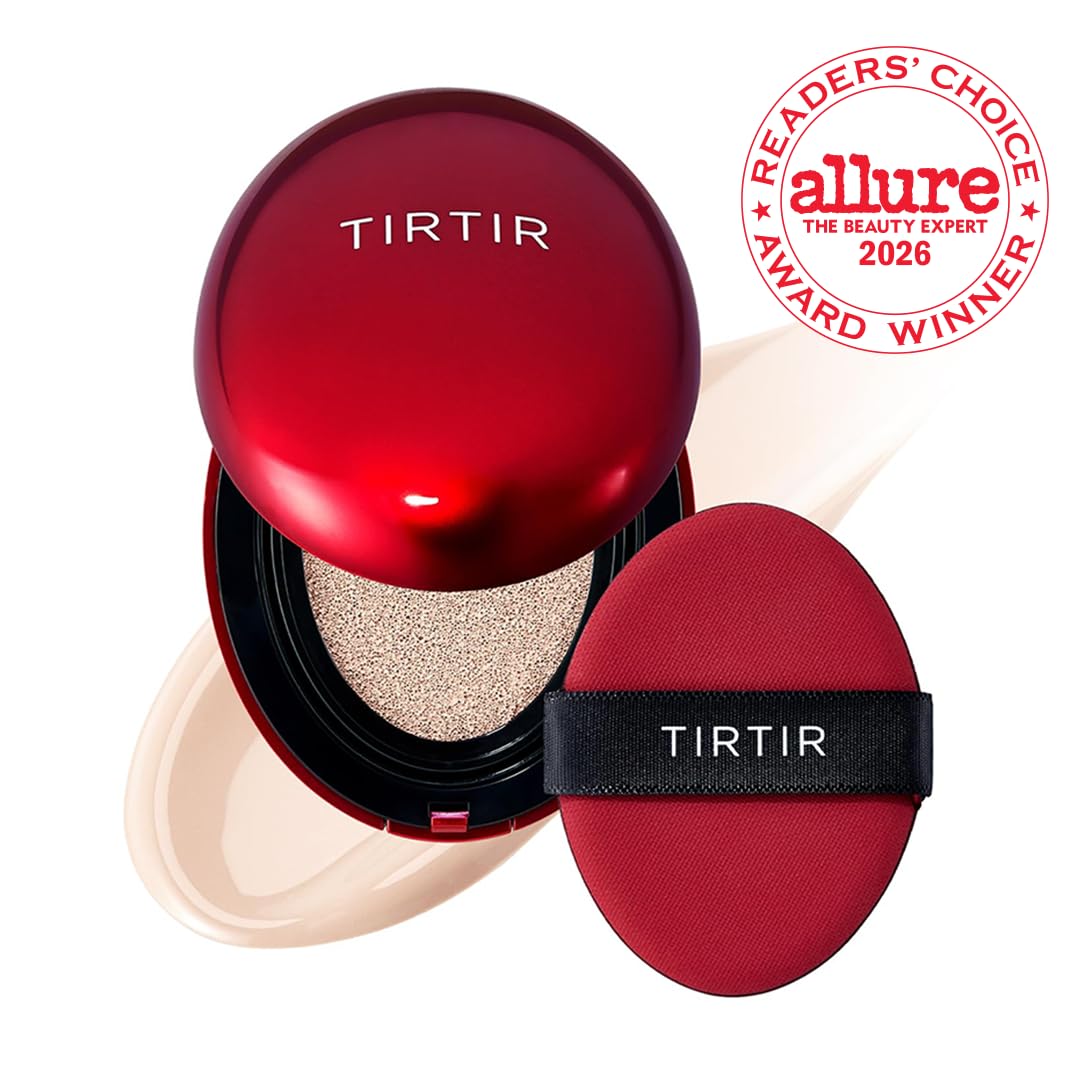 TIRTIR Mask Fit Red Cushion Foundation, 17C Porcelain, 0.63 fl oz