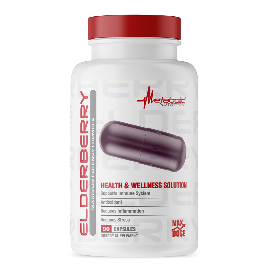 Metabolic Nutrition Elderberry with Vitamin C and Zinc, 1200 mg, 90 Count