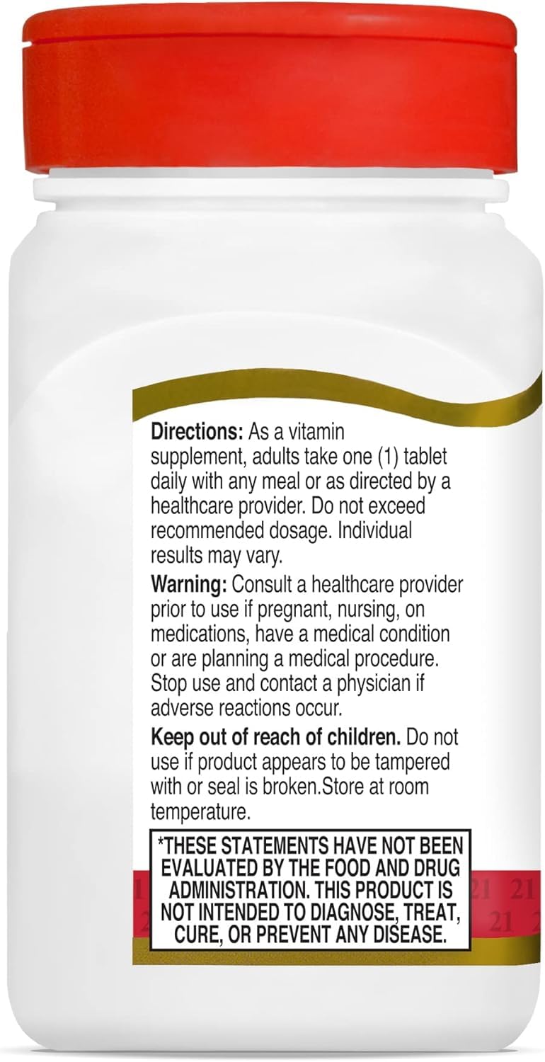 21st Century Vitamin D3 Tablets, 2000 IU, 110 Count