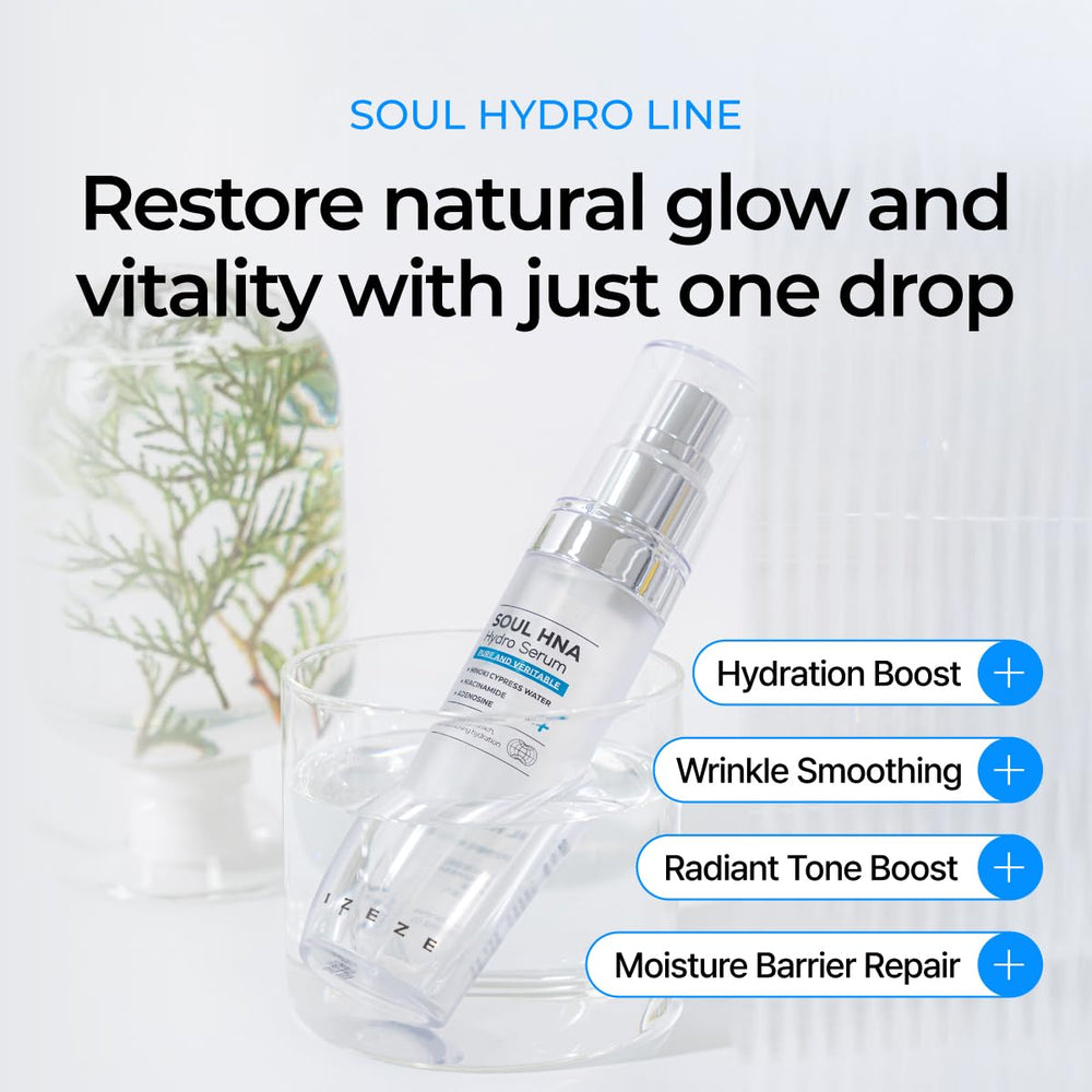 IZEZE Soul HNA Hydro Serum, 1.01 fl oz