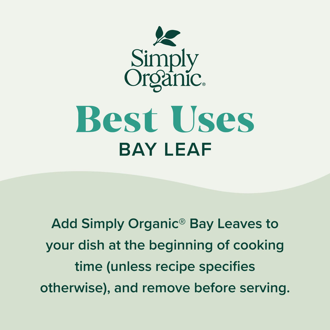 Simply Organic Bay Leaf, 0.14 oz