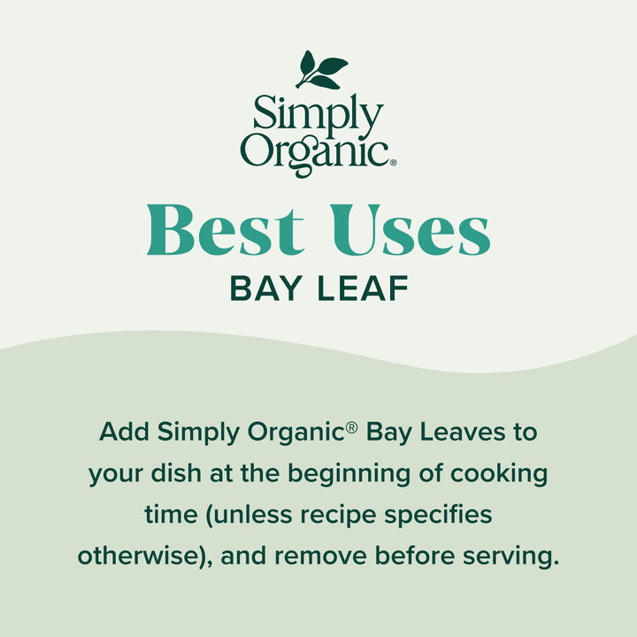 Simply Organic Bay Leaf, 0.14 oz