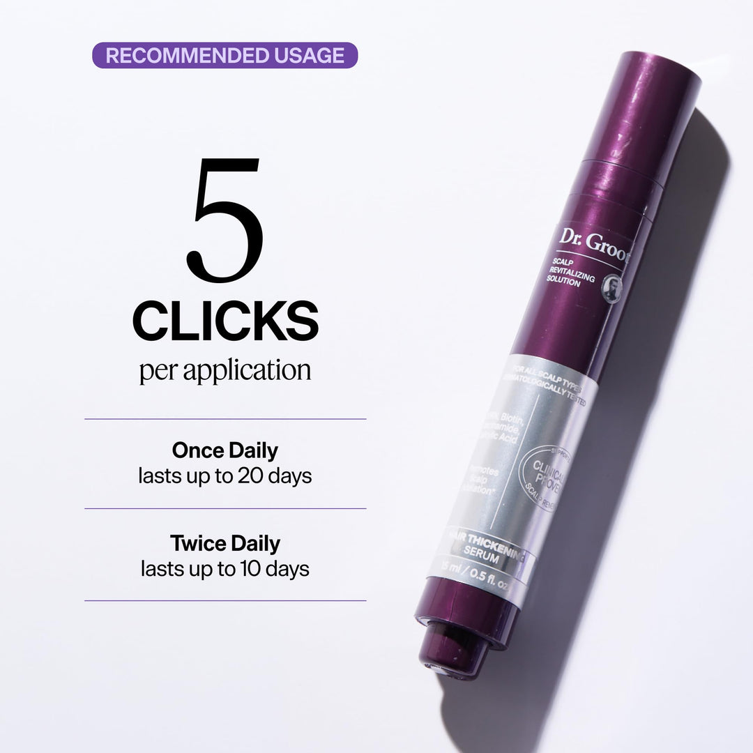 Dr. Groot Hair Thickening Serum, Roll On