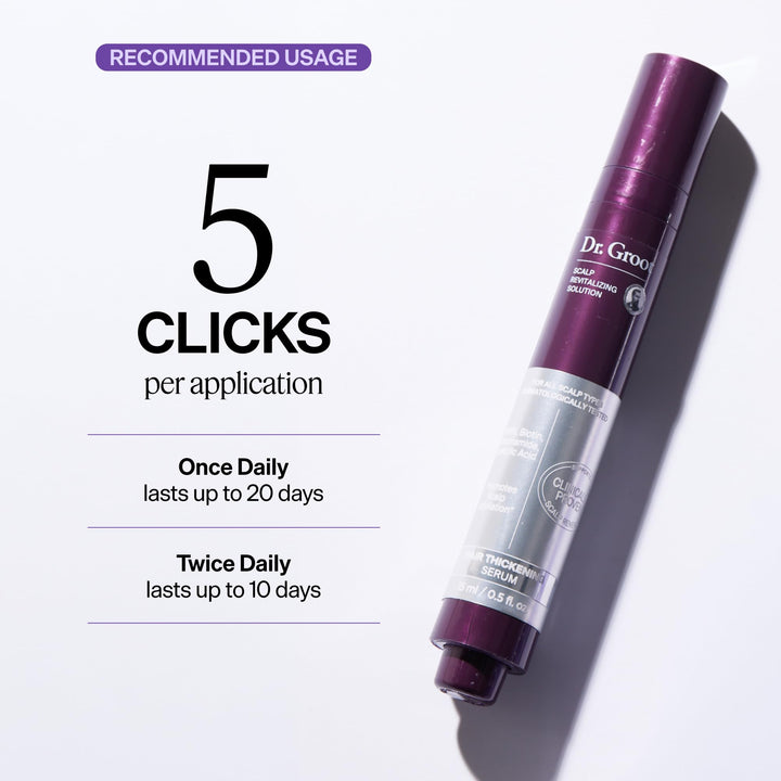 Dr. Groot Hair Thickening Serum, Roll On