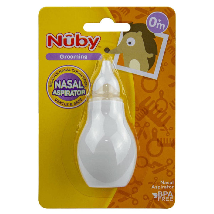 Nuby Nasal Aspirator, Clear/Green