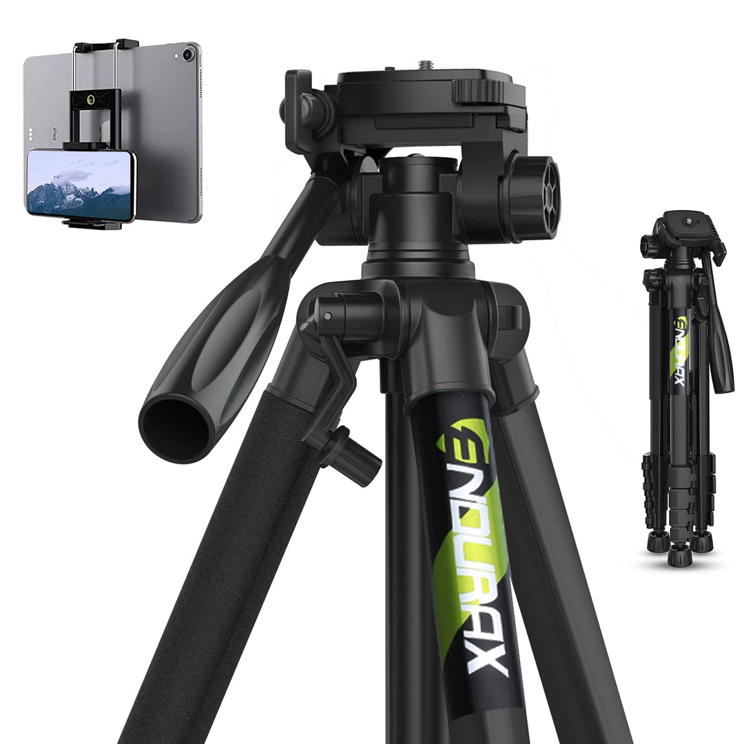 Endurax 74 Camera Tripod, Black