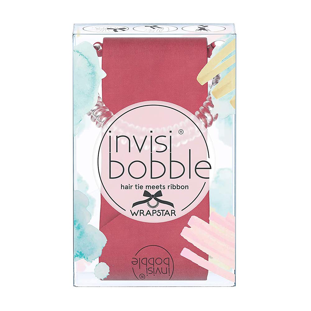 Invisibobble Wrapstar 2-in-1 Hair Tie, Machu Peachu