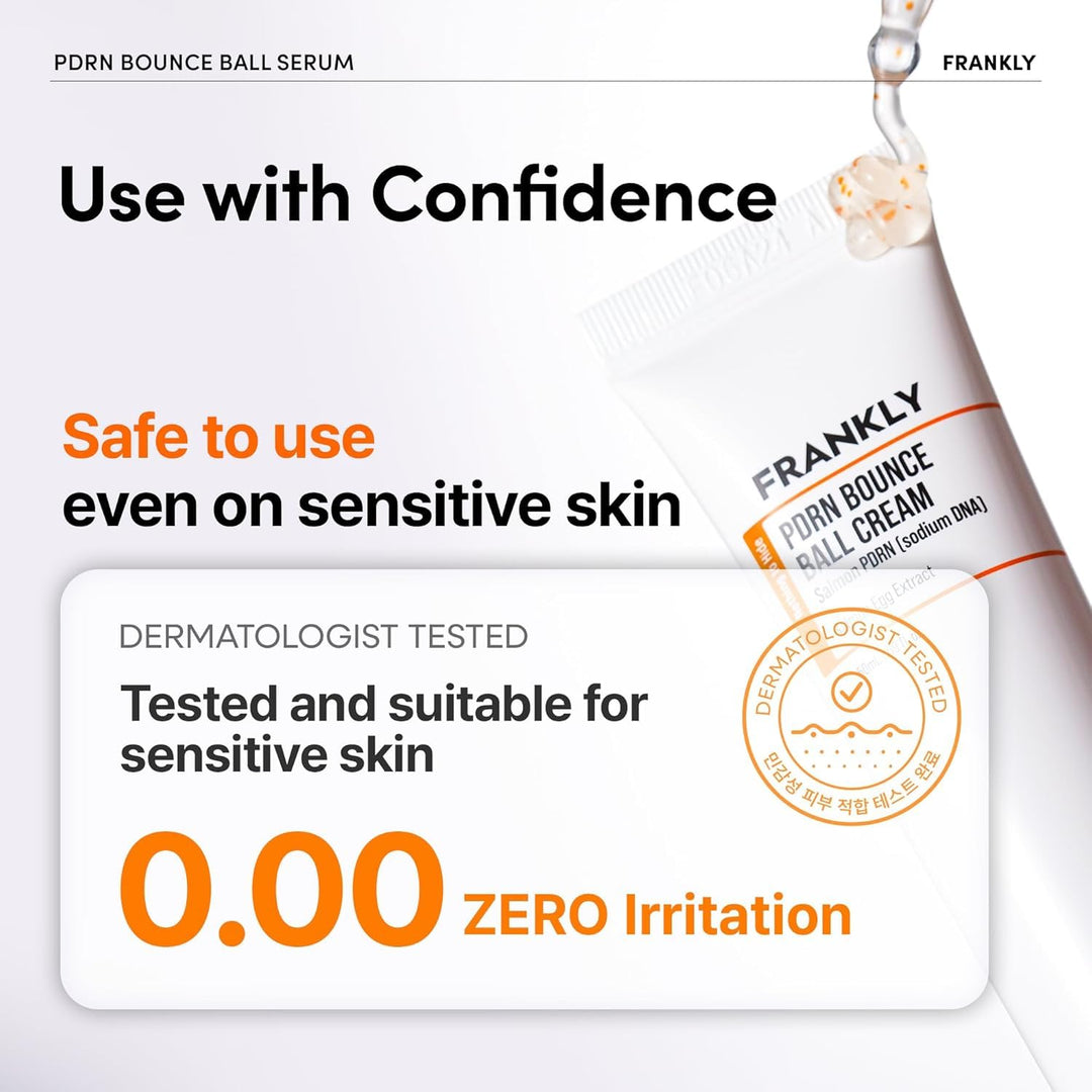 FRANKLY Salmon PDRN Bounce Ball Cream, 1.69 fl oz