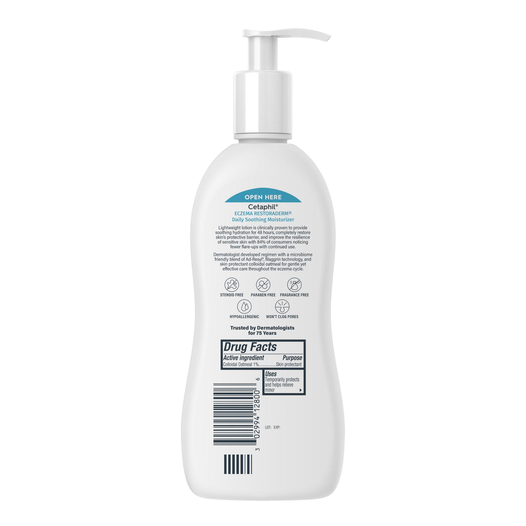Cetaphil Restoraderm Soothing Moisturizer, Fragrance Free, 10 fl oz