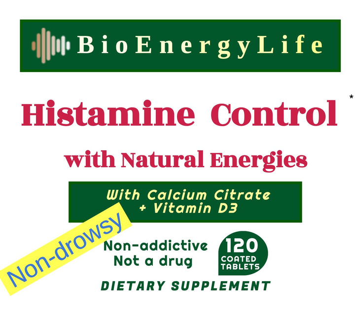 BioEnergyLife Histamine Control Tablets, 120 Count