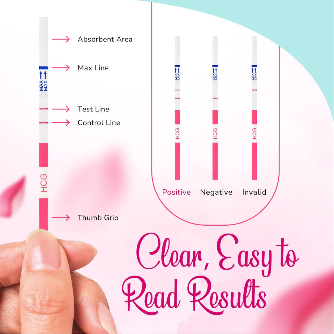 Clinical Guard Pregnancy Test Strips, 25 Count