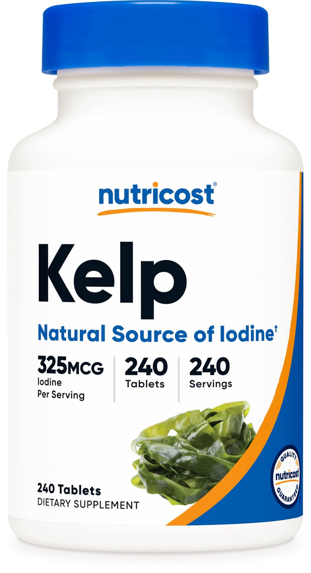 Nutricost Kelp Tablets, 325mcg, 240 Count