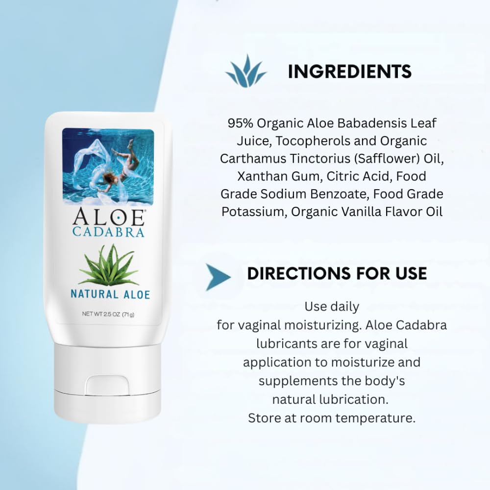 Aloe Cadabra Organic Natural Water Based Lube