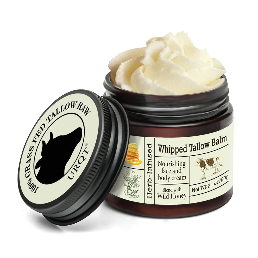 URQT Beef Tallow and Honey Balm, 1 Count