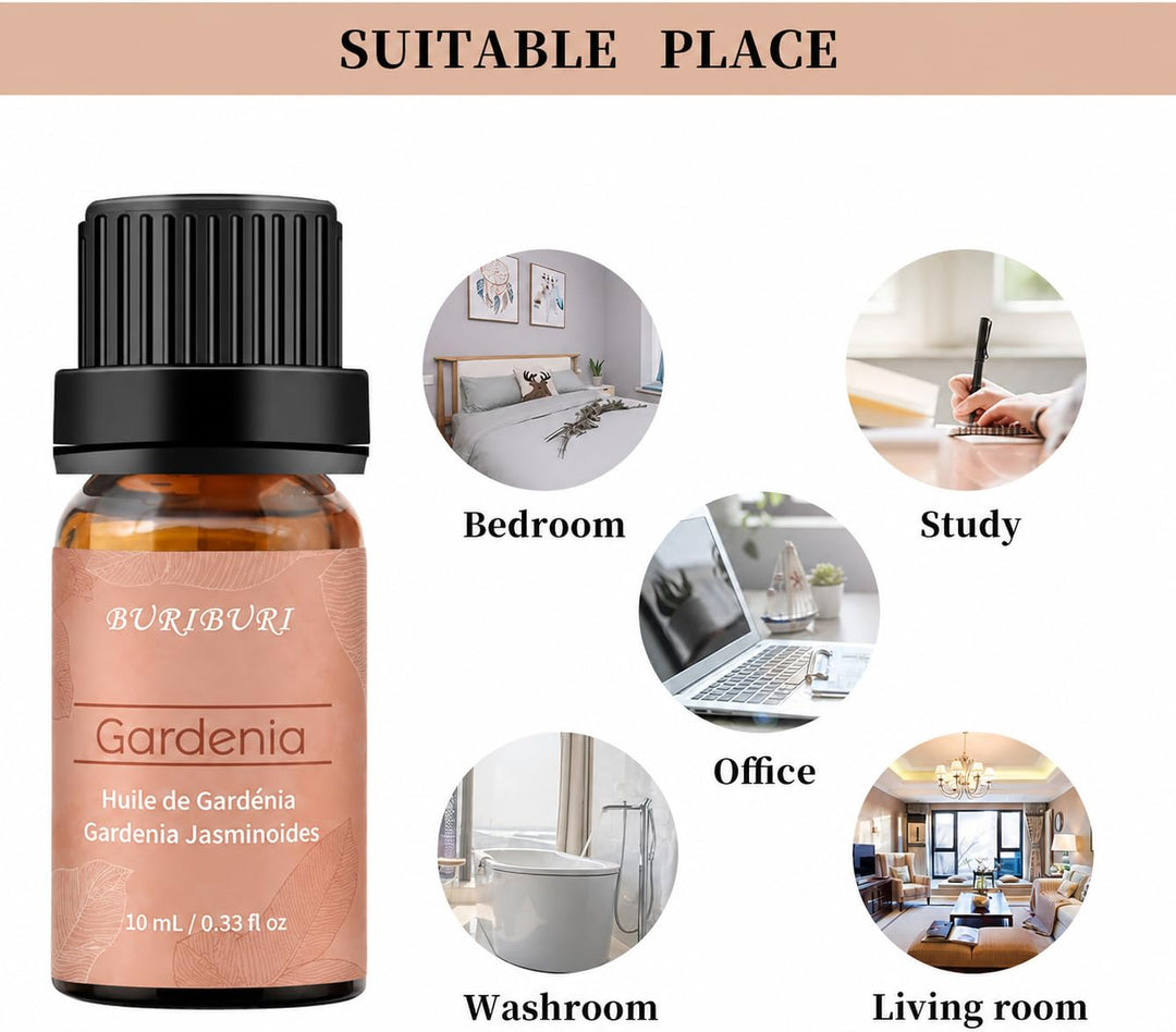 BURIBURI Gardenia Essential Oil, 10 ml