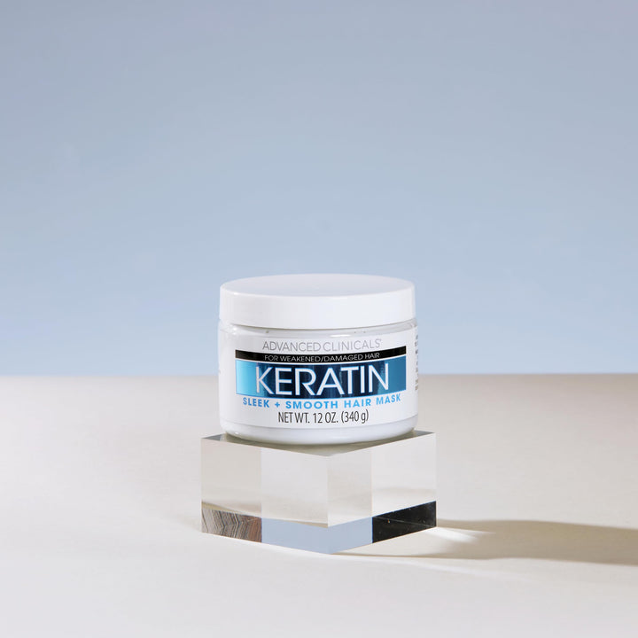 Advanced Clinicals Keratin Hair Mask Treatment, 12 fl oz