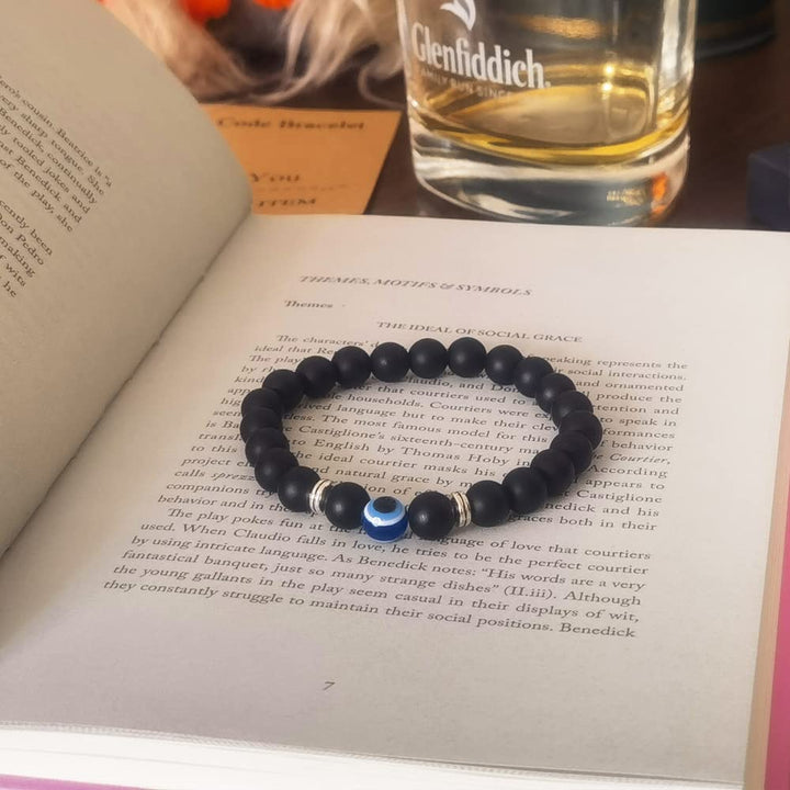 Dhdgzq Evil Eye Bracelet, Black