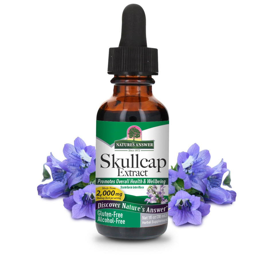 Nature's Answer Skullcap Herb, Alcohol-Free, 1 fl oz