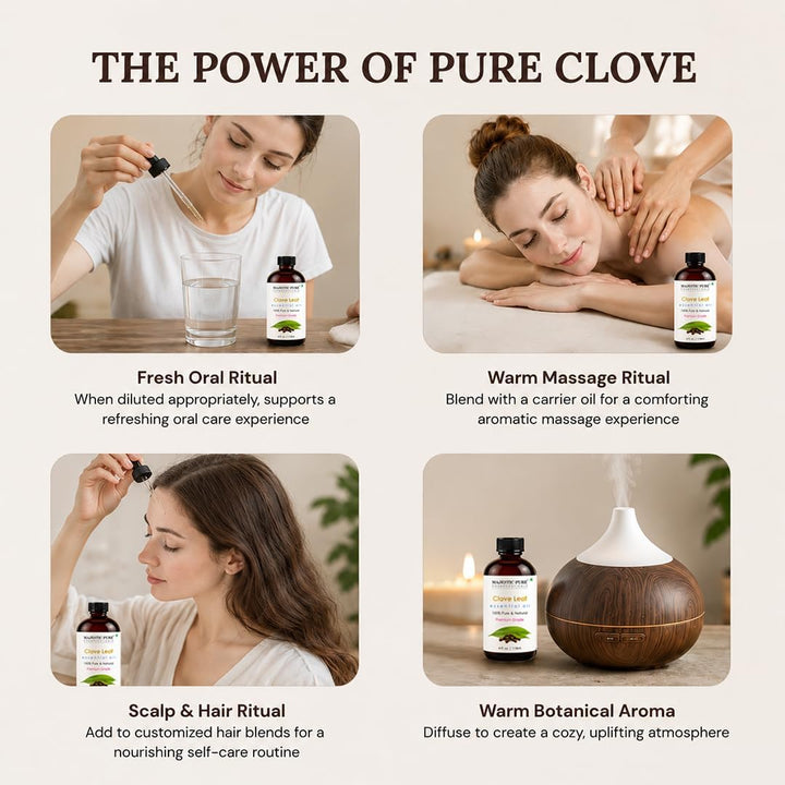 Majestic Pure Clove Essential Oil, 4 fl oz