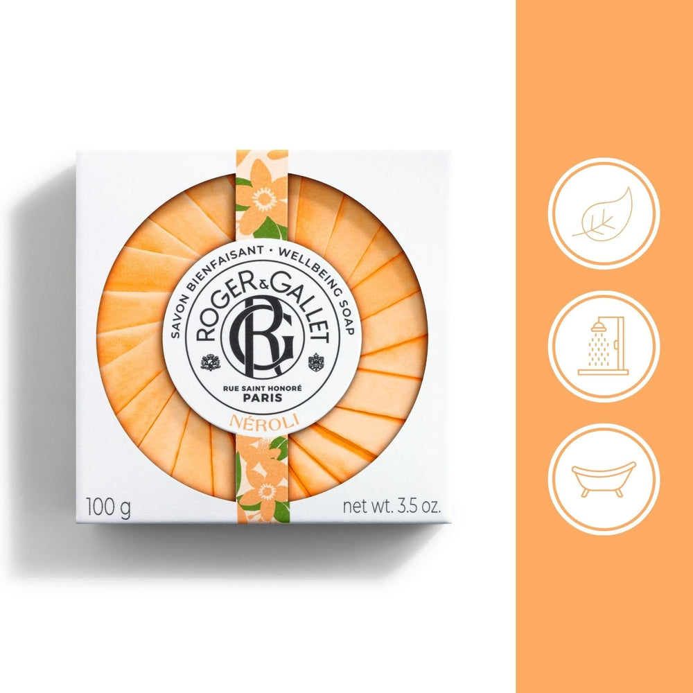 ROGER & GALLET Neroli Wellbeing Soap, 100 g