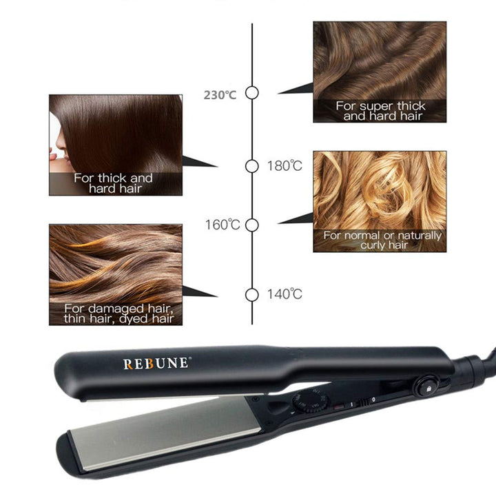 REBUNE RE-2022 Hair Straightener and Curler