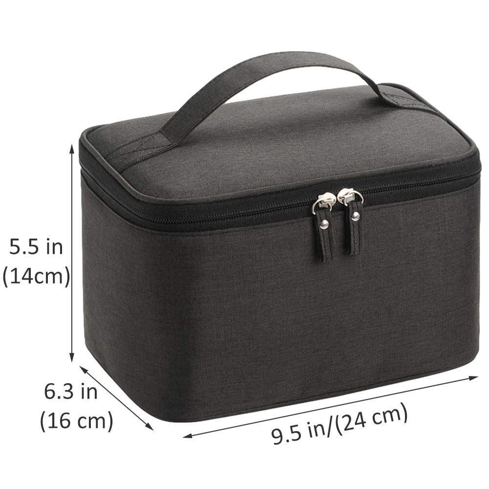 HOYOFO Makeup Bag, Black
