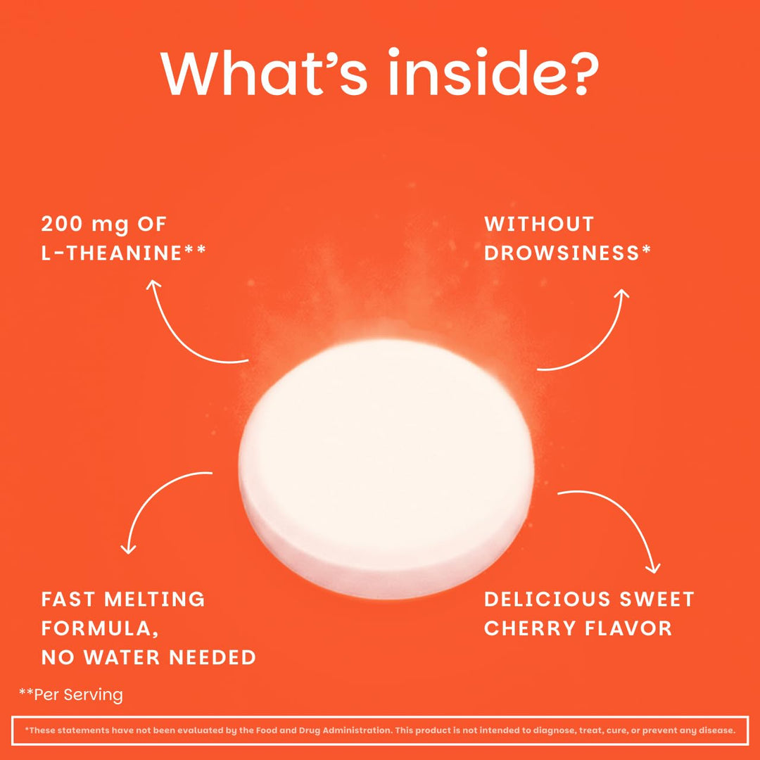 EZ Melts L-Theanine, 200 mg