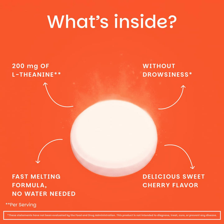 EZ Melts L-Theanine, 200 mg