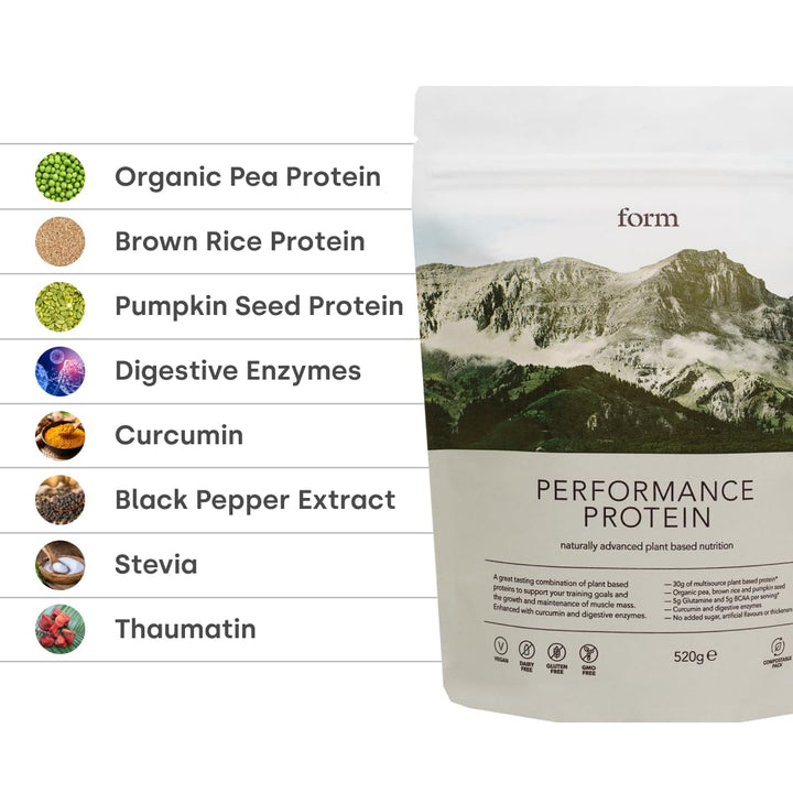 Form Performance Protein, Vegan Protein Powder, Chocolate Peanut