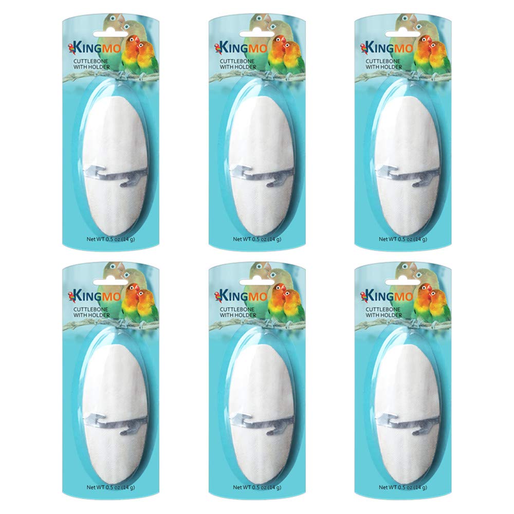 Jmxu's Bird Cuttlebone for Parakeets, 5 in-5.5 in, 6 Count