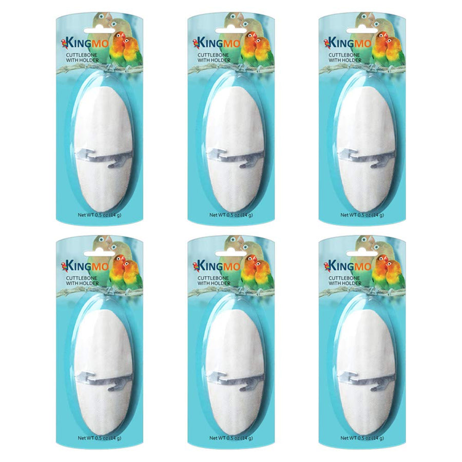 Jmxu's Bird Cuttlebone for Parakeets, 5 in-5.5 in, 6 Count