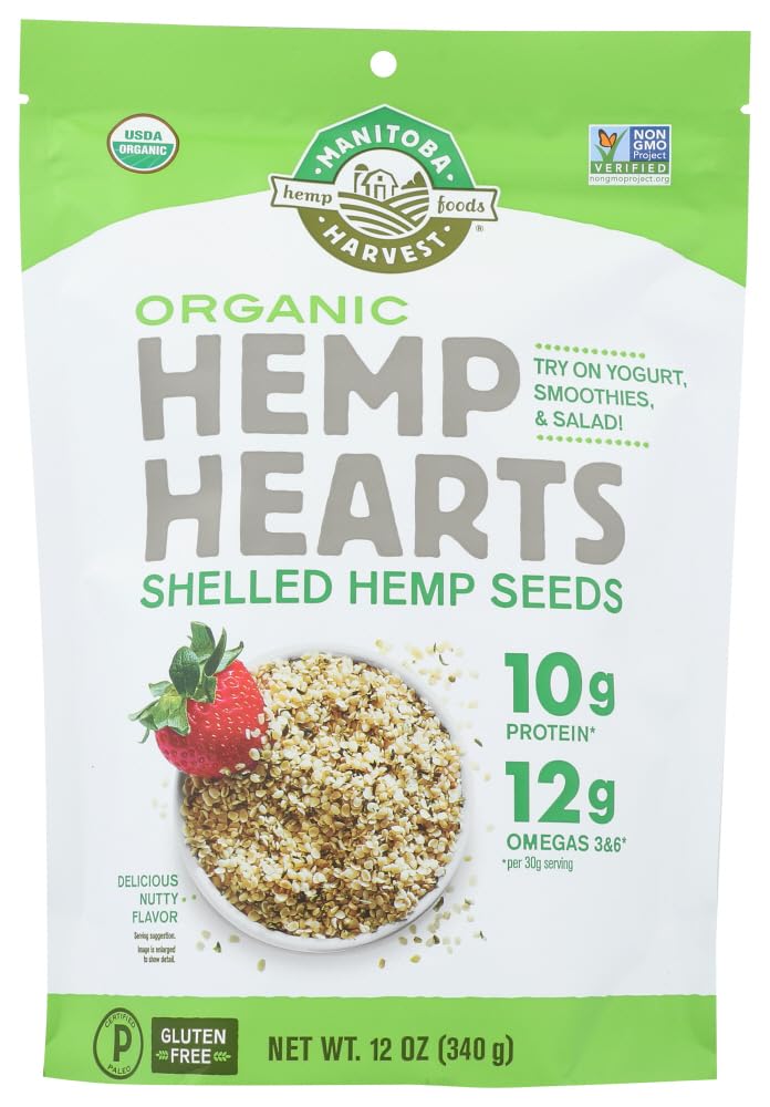 Manitoba Harvest Hemp Seed Nut, 12 oz, Pack of 6