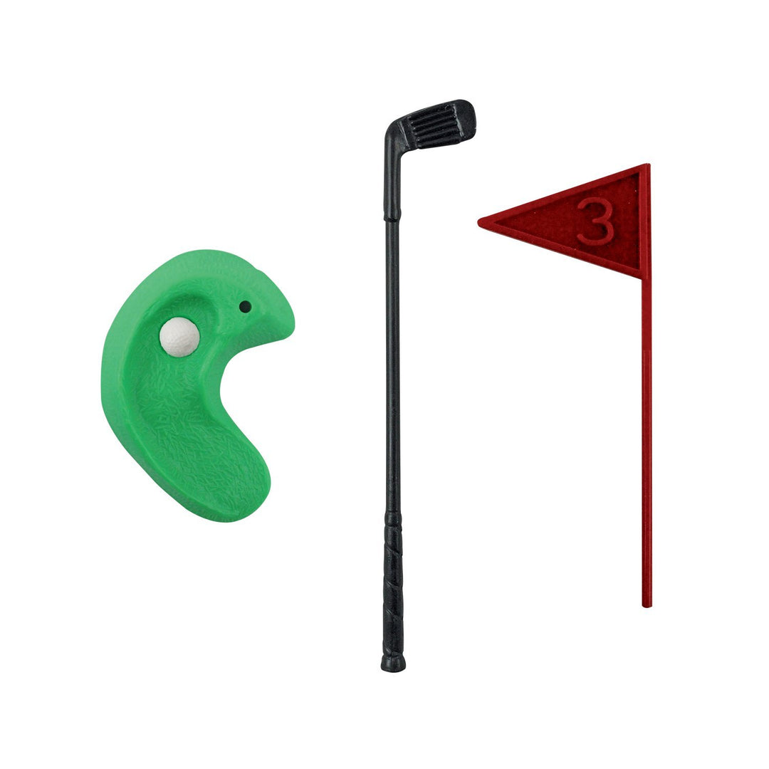 PME Cake Topper Golf Decoration Set, Multicolor, 13 Count