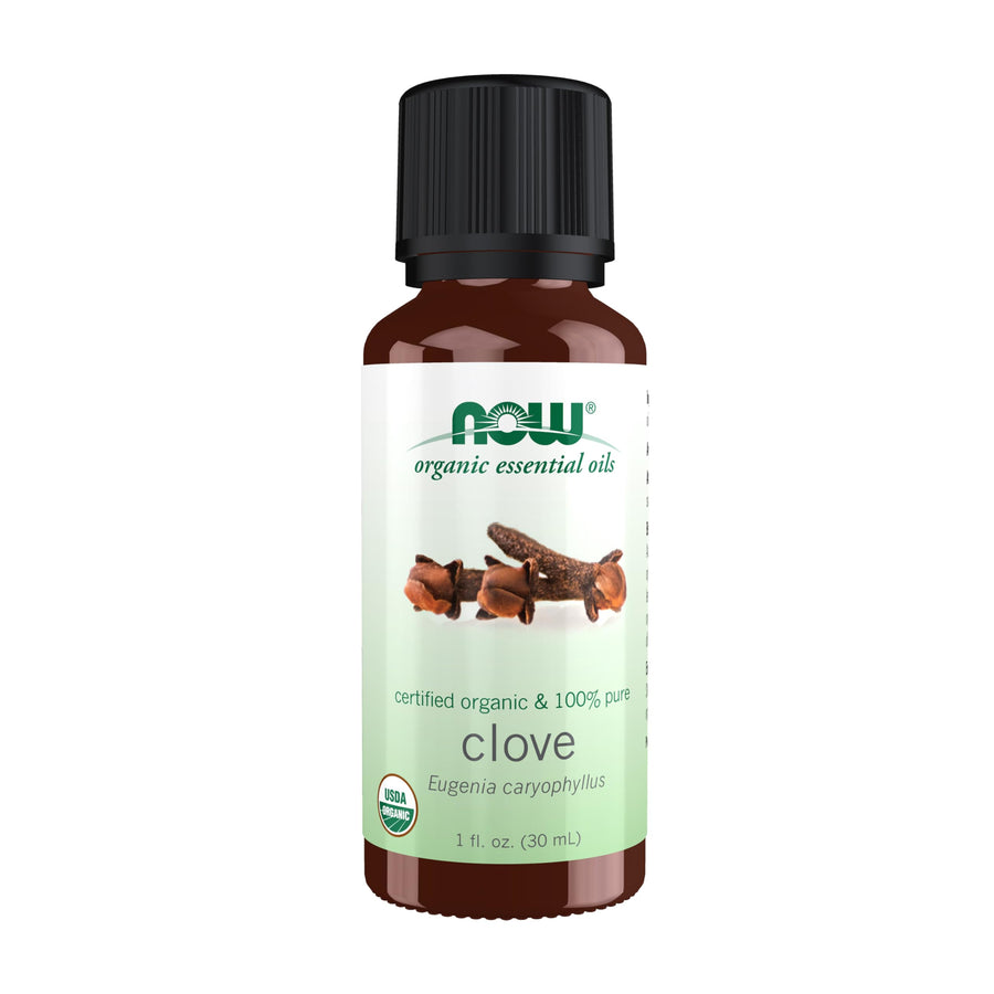 NOW Organic Clove Essential Oil, 1 oz