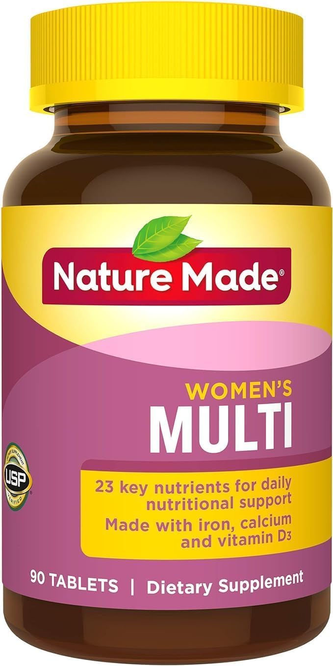 Nature Made Multi for Her With Iron & Calcium, 90 Count