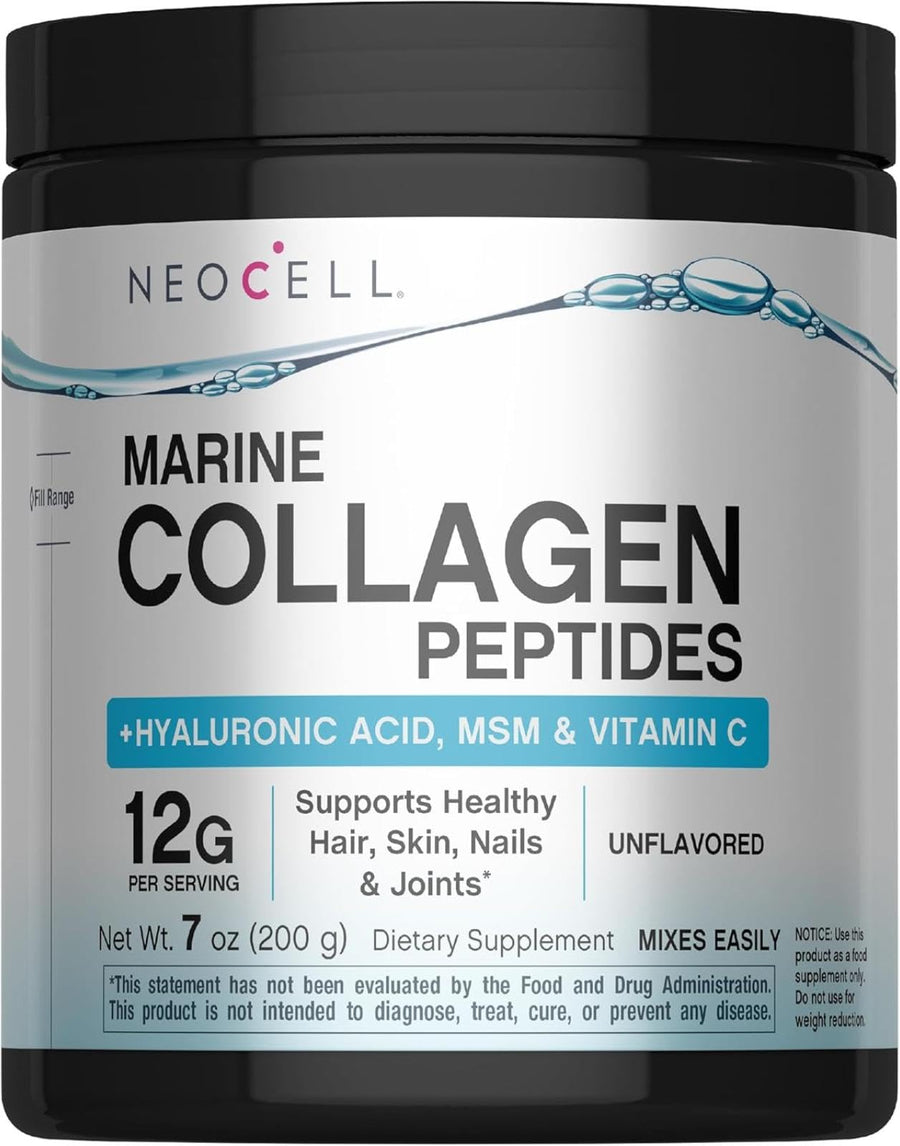 Neocell Marine Collagen Powder, Unflavored, 7 oz
