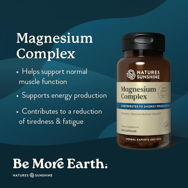Nature's Sunshine Magnesium Complex, 100 Count