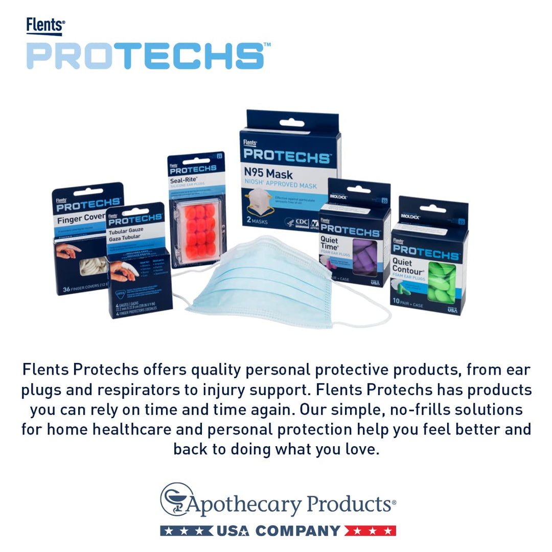 Flents Protechs Quiet Time Foam Ear Plugs, Purple, 50 Pair