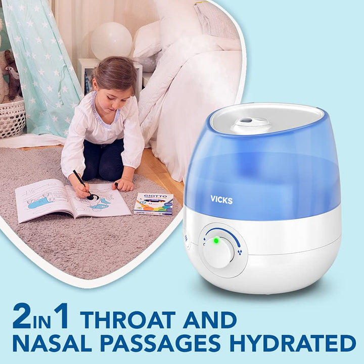 Vicks Mini Cool Mist Ultrasonic Humidifier, VUL525