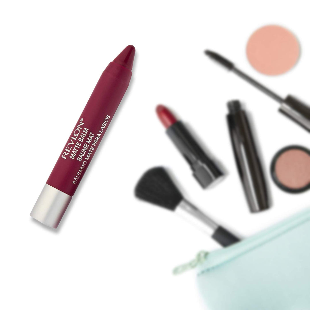 REVLON ColorBurst Matte Balm, Fiery, 2.7 g